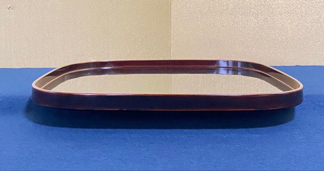 《レ》懐石 溜塗 会席膳5客 銘々膳 木製漆器 木箱　260324A5