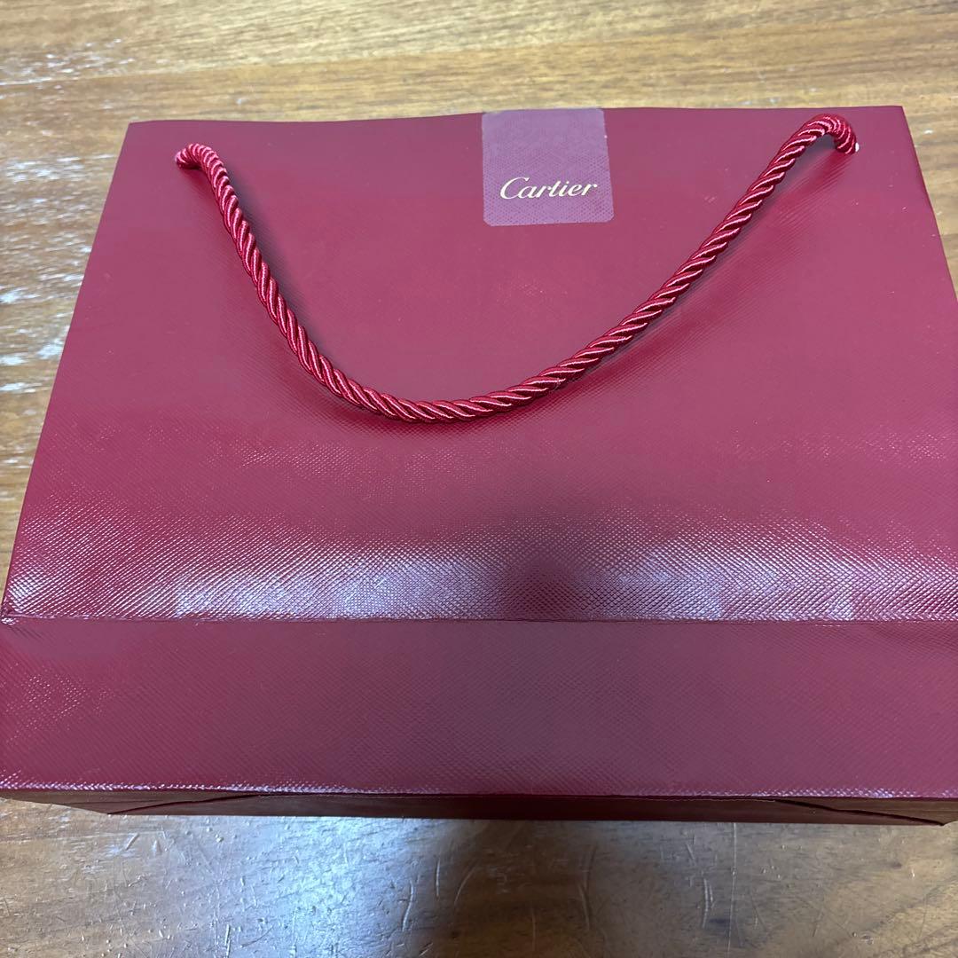 Cartier ショップ袋とリング空箱3点セット