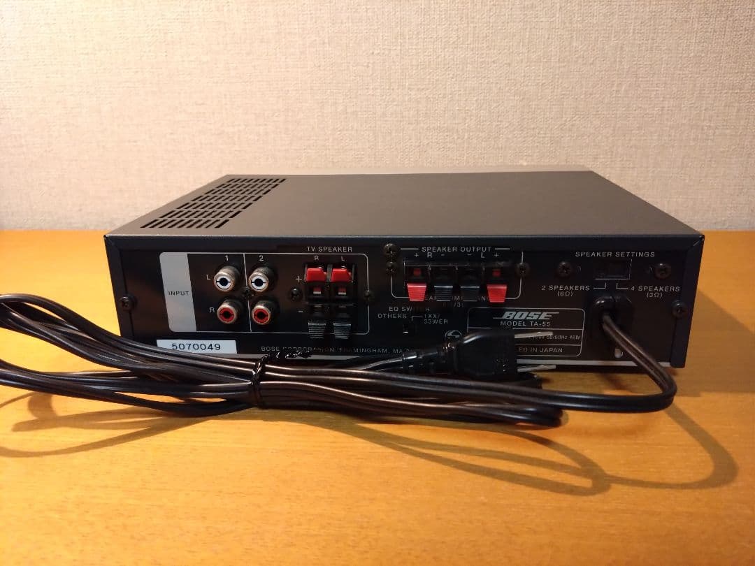 BOSE /アンプ/TA‐55/説明書＆リモコンなし本体のみ