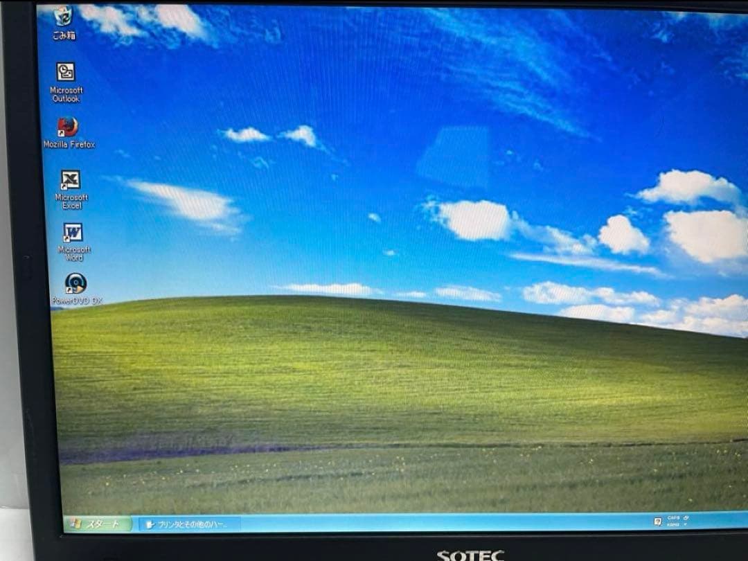 Windowsノート本体 SOTEC WinBook WA5413P WinXP office