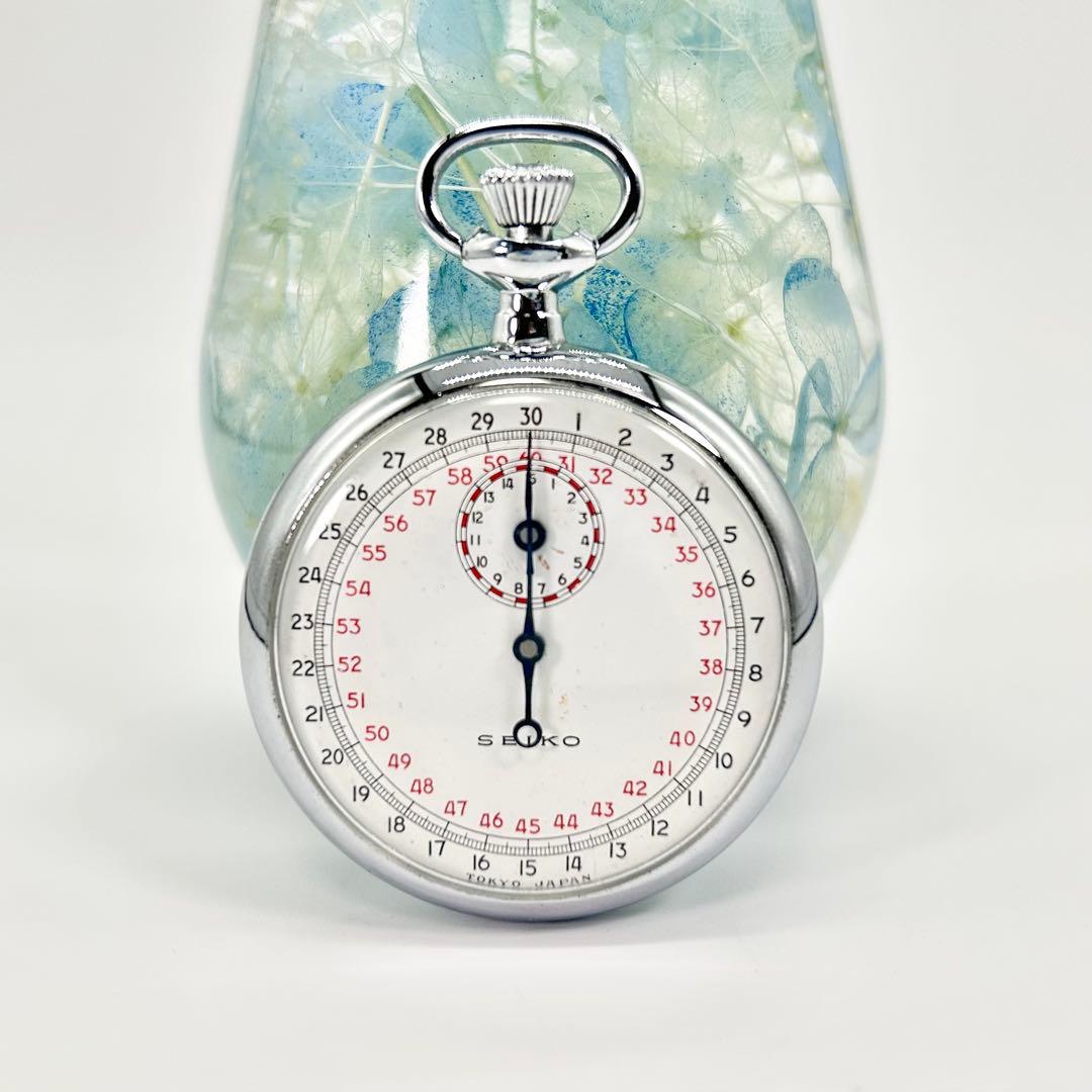 SEIKO セイコー ストップウォッチ 旧ロゴ 手巻き 稼働品