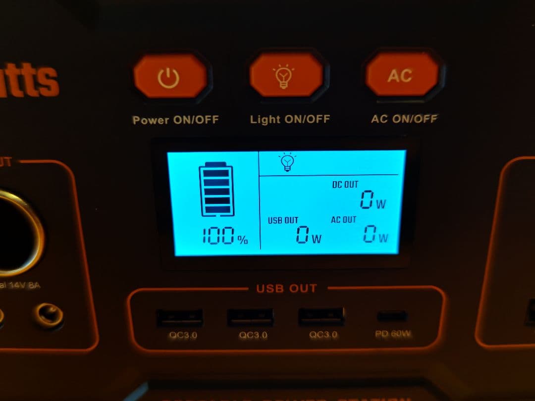 GRECELL G-500 519Wh ワイヤレス充電可 キャンプ ポタ電
