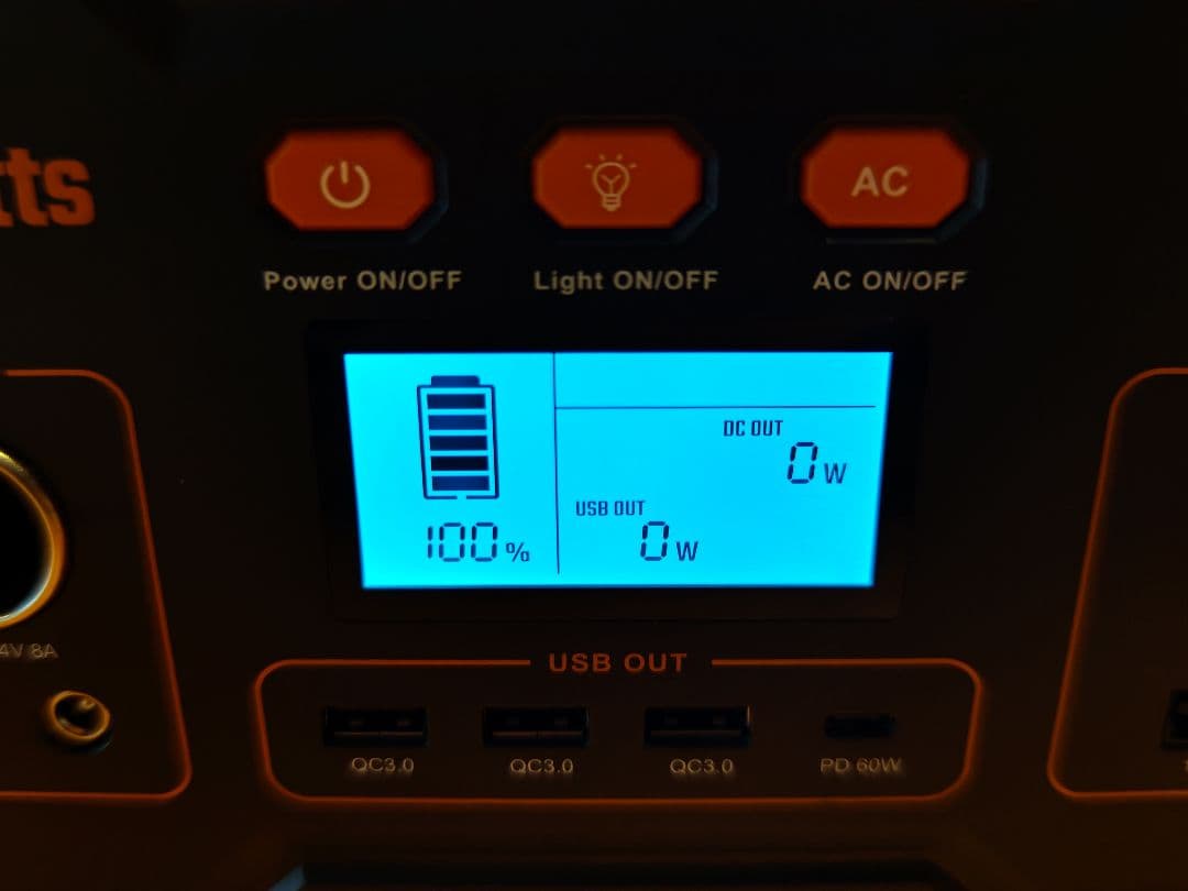 GRECELL G-500 519Wh ワイヤレス充電可 キャンプ ポタ電