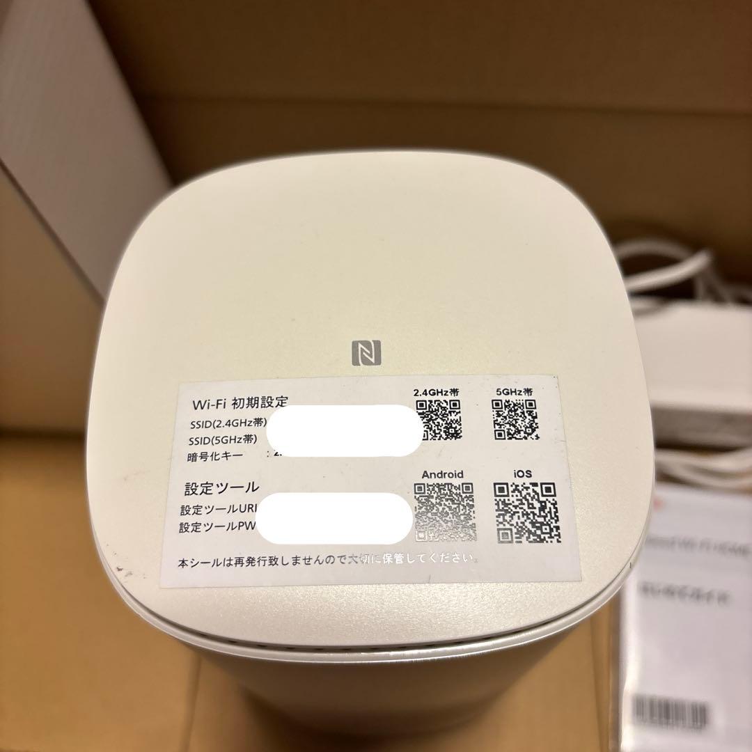 Speed Wi-Fi  5G L13 ホームルーター KDDI