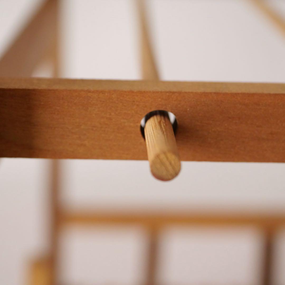 古い木製玩具 物干し台 昭和 花菱製作所 花菱工業 レトロ HANABISHI