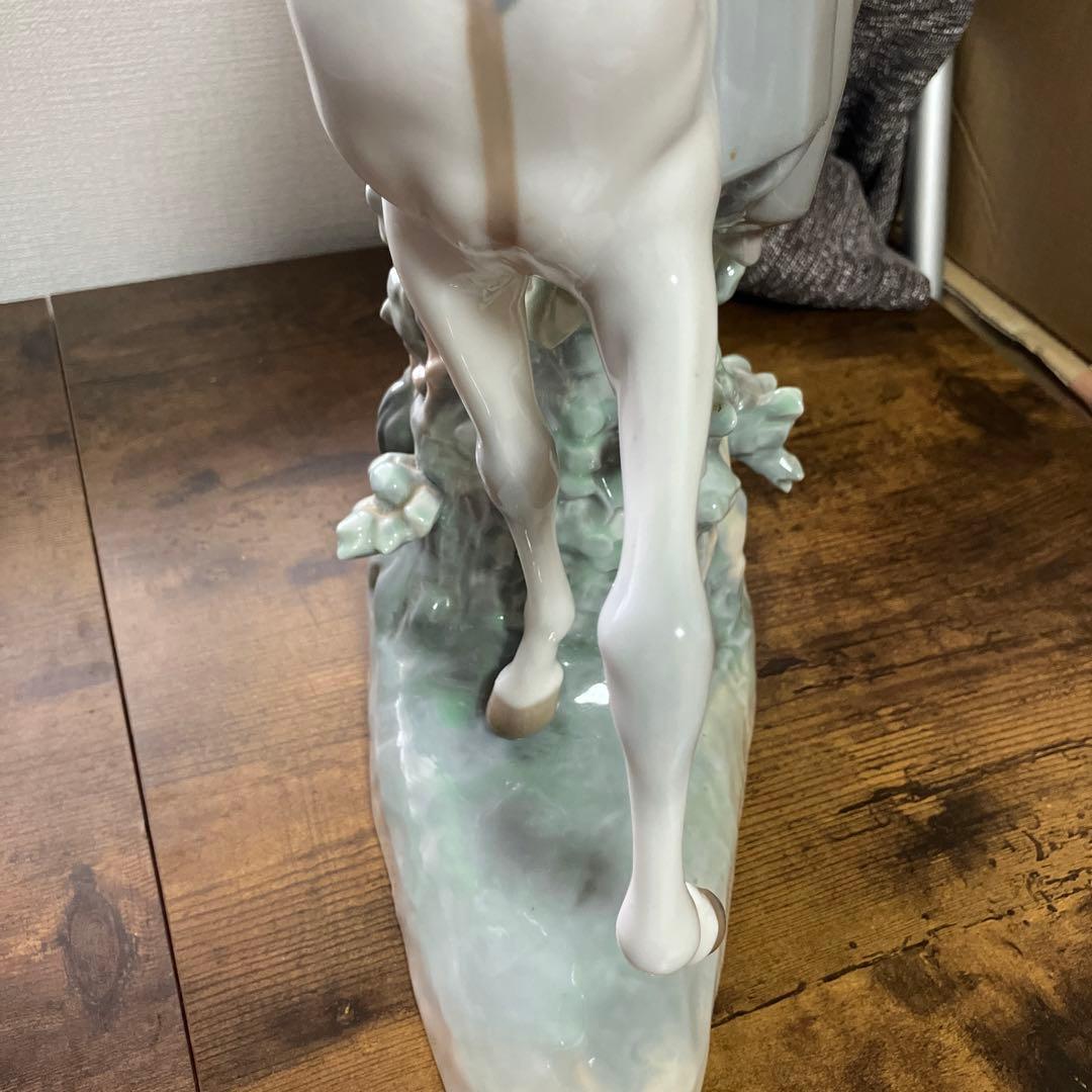 LLADRO リヤドロ 白い馬の少女 フュギリン 置物