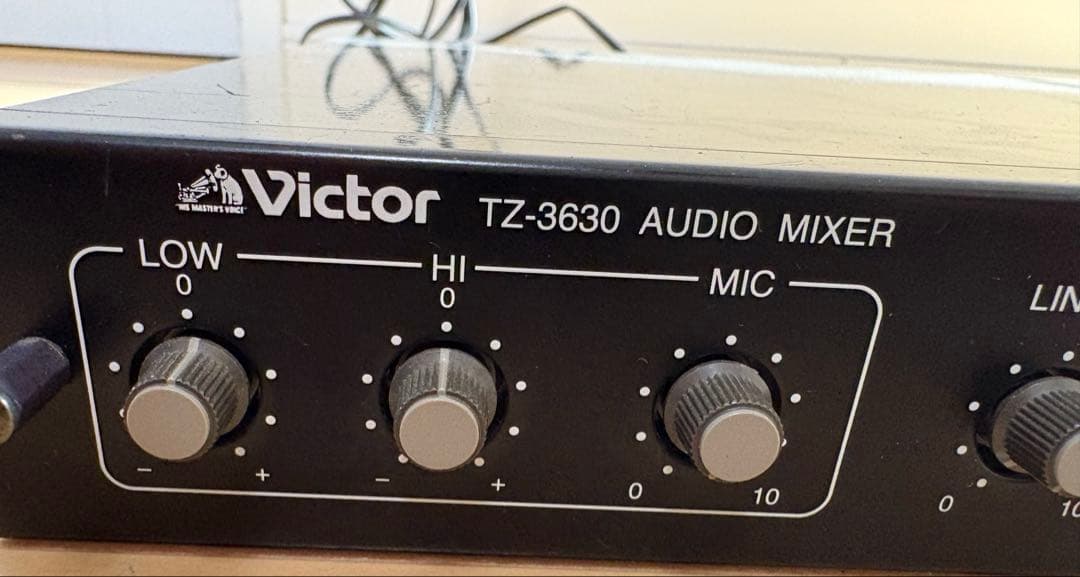Victor TZ-3630 オーディオミキサー　通電確認！