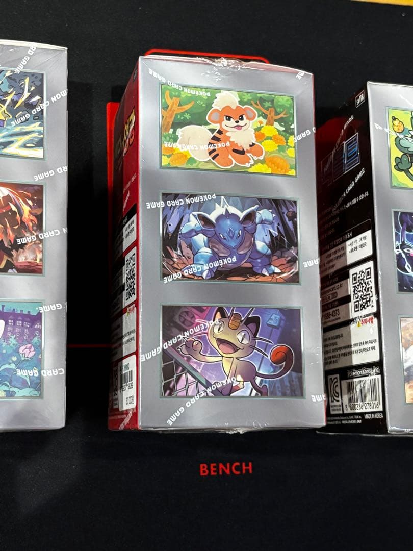 【韓国版】ポケモンカードゲーム 未開封シュリンク付き3BOX