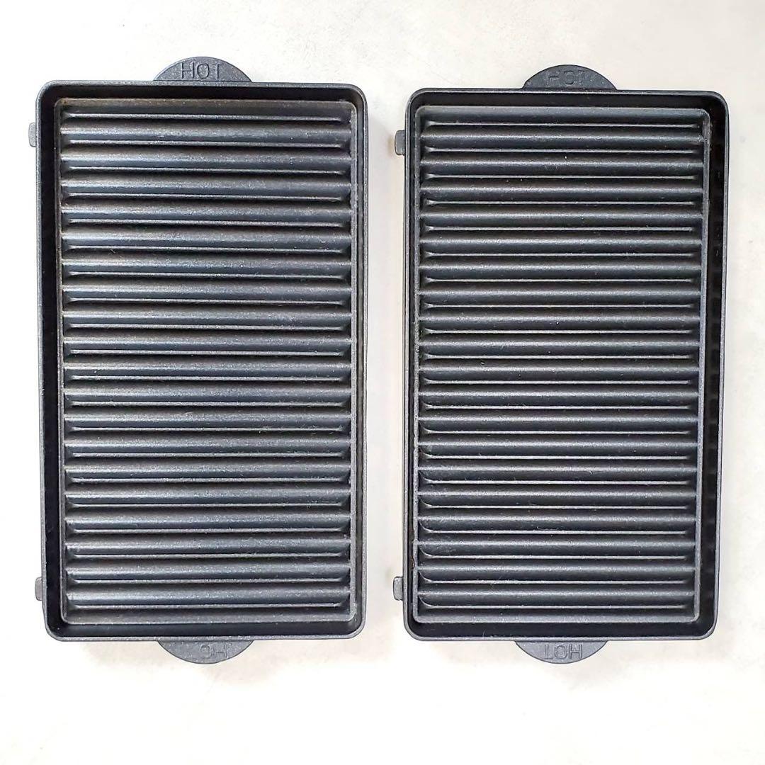 ビタントニオ VWH-50-R ワッフル＆ホットサンドベーカー 焼き型2種付