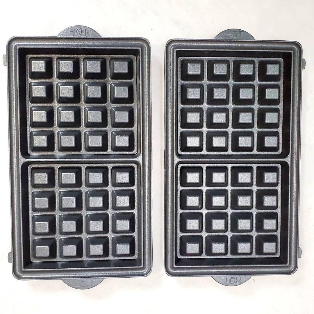 ビタントニオ VWH-50-R ワッフル＆ホットサンドベーカー 焼き型2種付