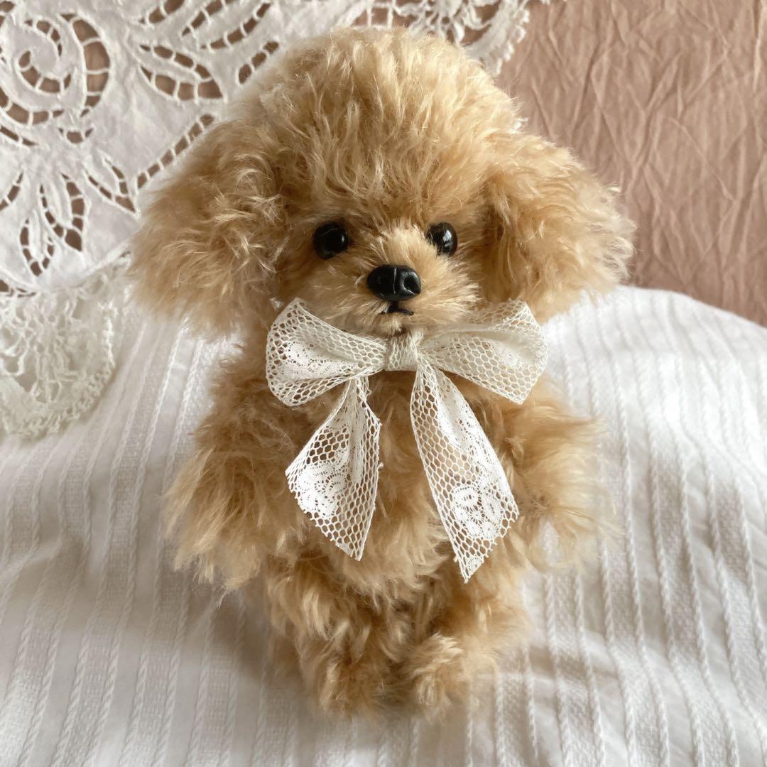 テディベア ハンドメイド 作家 ai bear トイプードル 犬 17㎝ わんこ