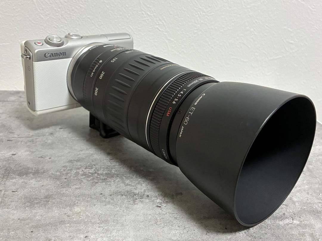 ⭐️美品⭐️Canon EF90-300 USM & EF-EOS M アダプター