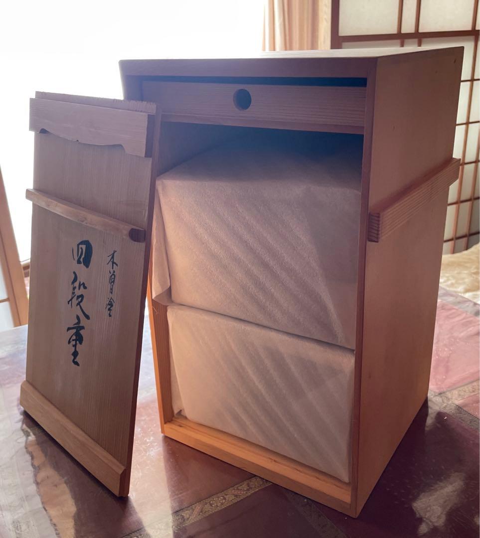 木曽塗4段重箱