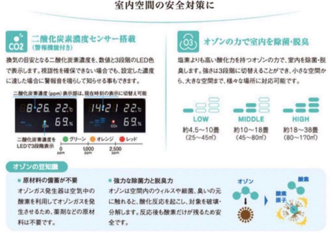 【新品】オゾン発生器　O3Cube 17台在庫あり