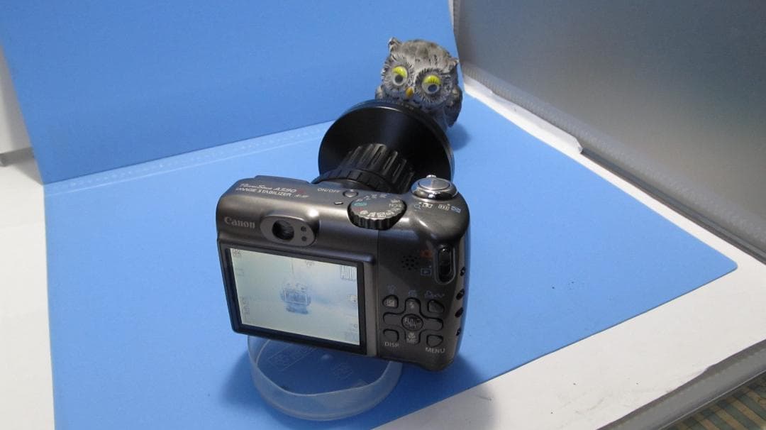 Canon PowerShot A590is + UWC-0195（超ワイド）