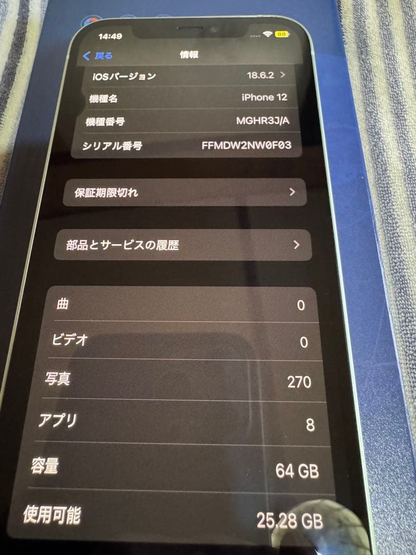 Apple iPhone12 ミントグリーン　64GB ジャンク