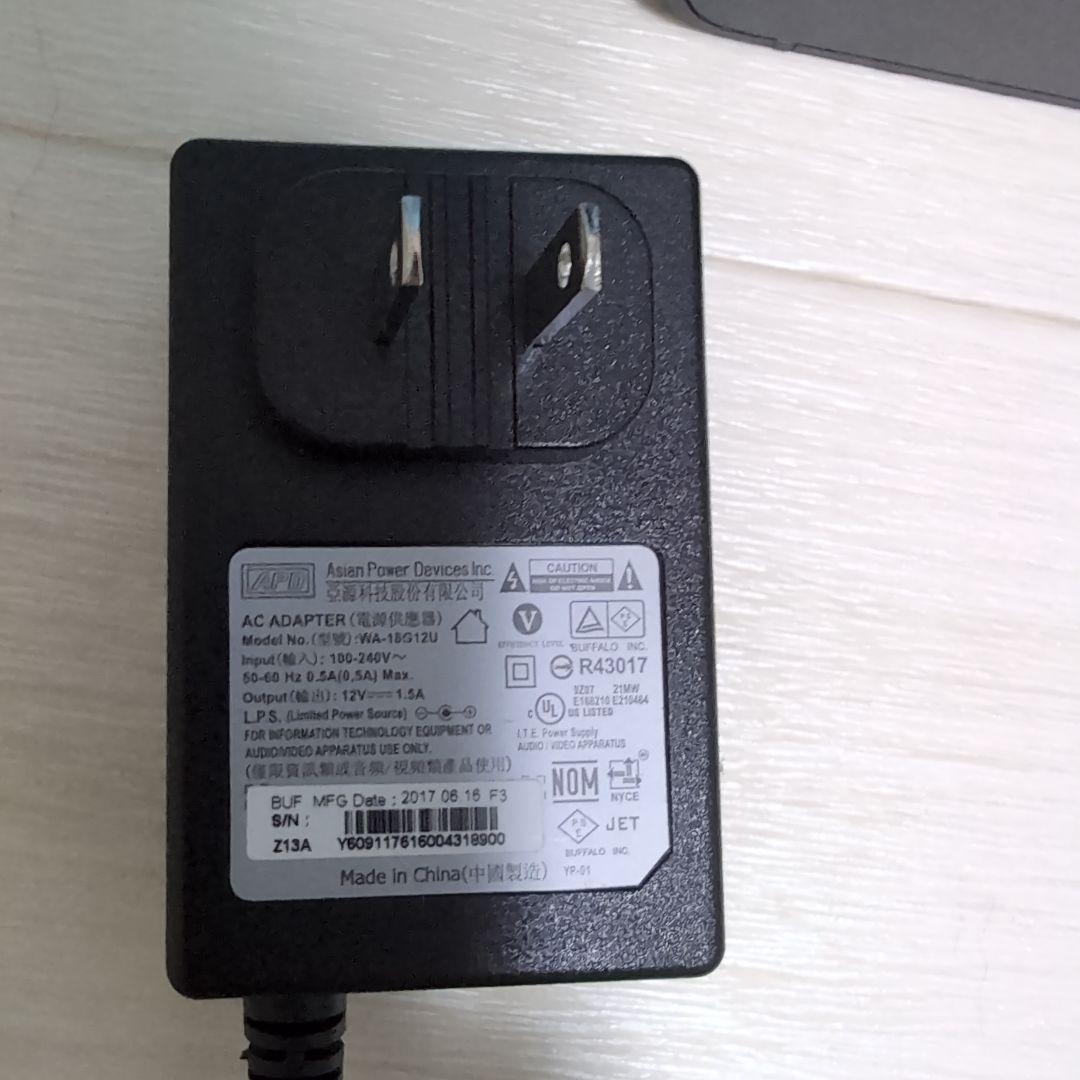 BUFFALO 外付けHDD 3TB HD-LC3.0U3-BKF 動作確認済