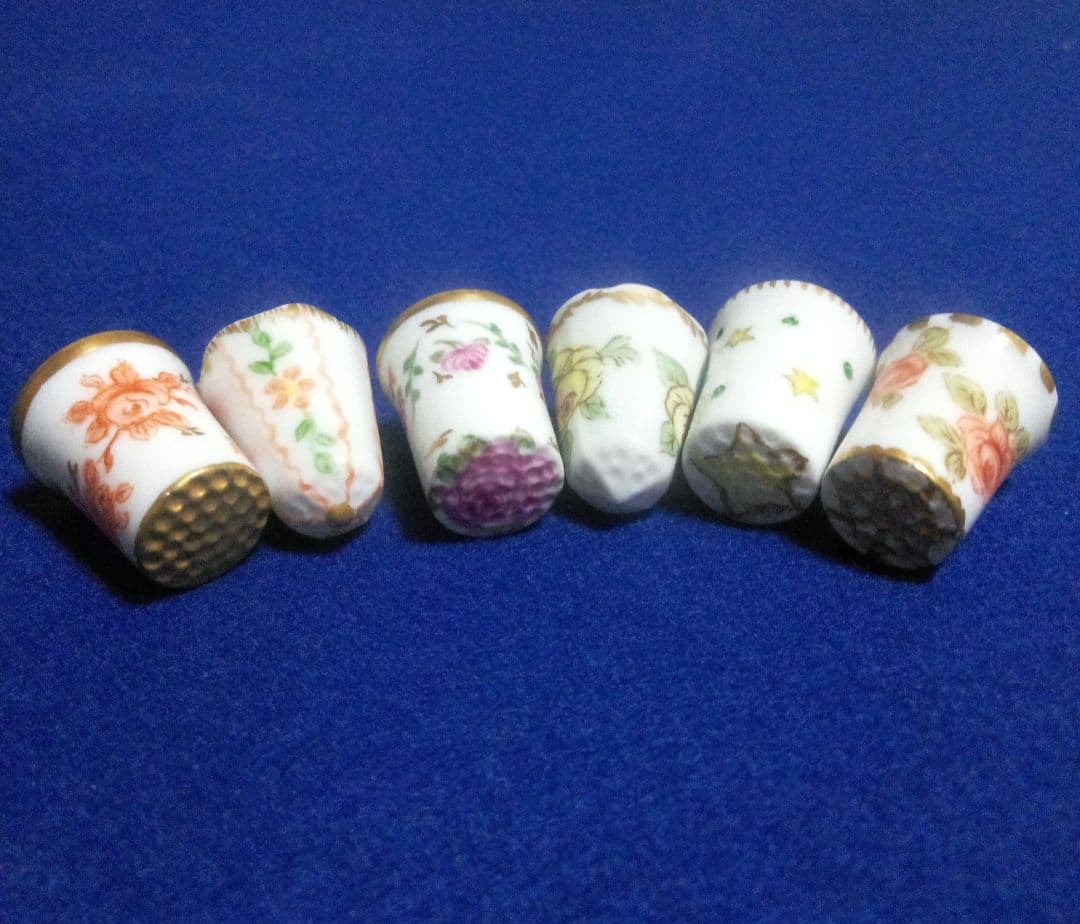 専用です☆陶器の指貫～インテリア 6個セット