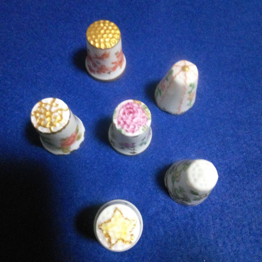 専用です☆陶器の指貫～インテリア 6個セット