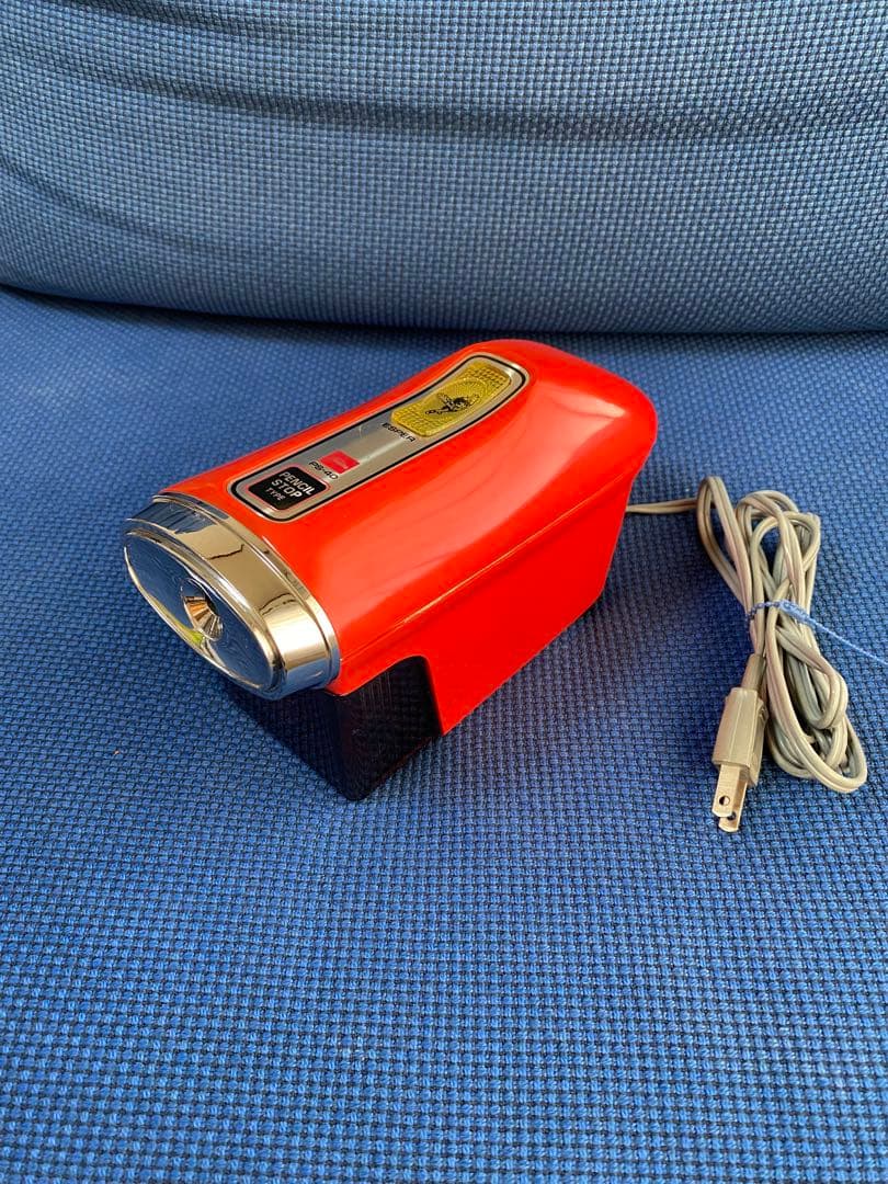 【動作品】東芝 PS-40 電動鉛筆削り 昭和レトロ 当時物 ヴィンテージ