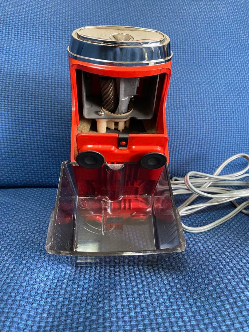 【動作品】東芝 PS-40 電動鉛筆削り 昭和レトロ 当時物 ヴィンテージ