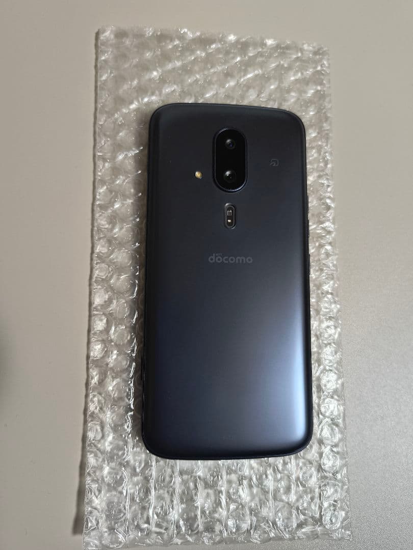 極美品 らくらくスマートフォン F-53E ネイビー SIMフリー
