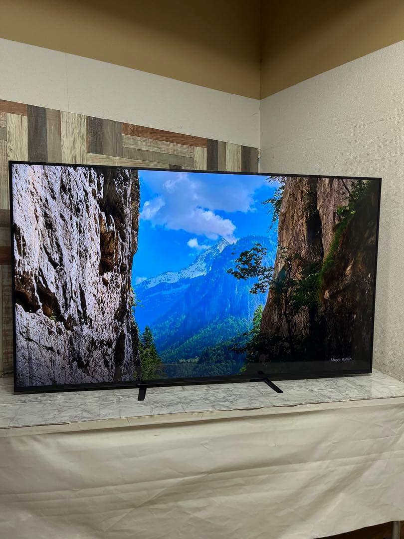 即日受渡❣️全国送料込ソニー65型4K液晶チューナーレスTVネット視聴OK