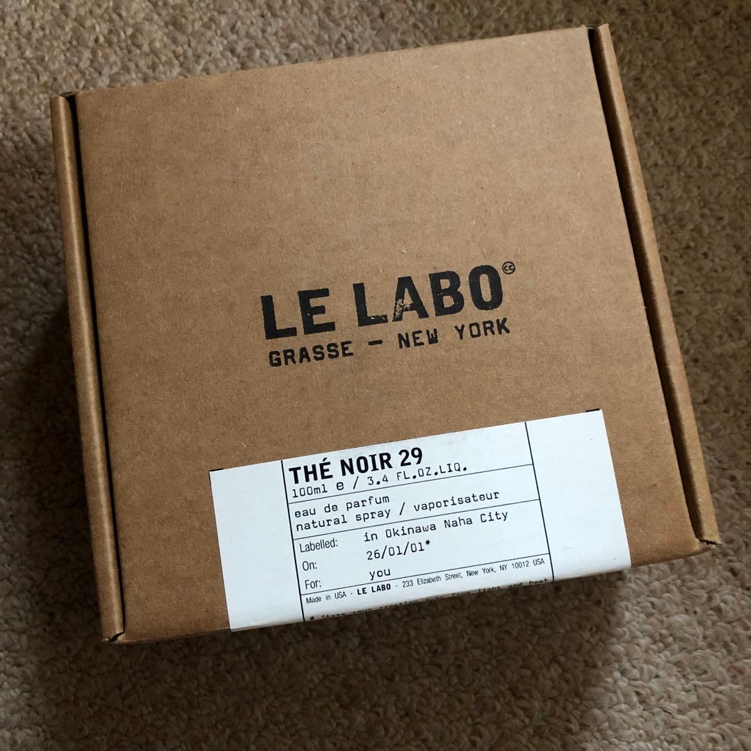 LE LABO THÉ NOIR 29 テ ノワール 29 オード パルファム