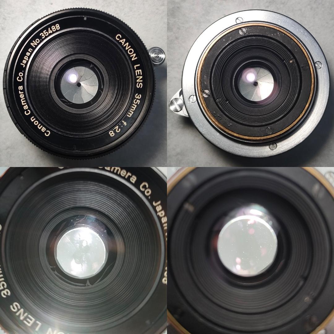 CANON LENS 35mm F2.8 L39 箱付 作例あり