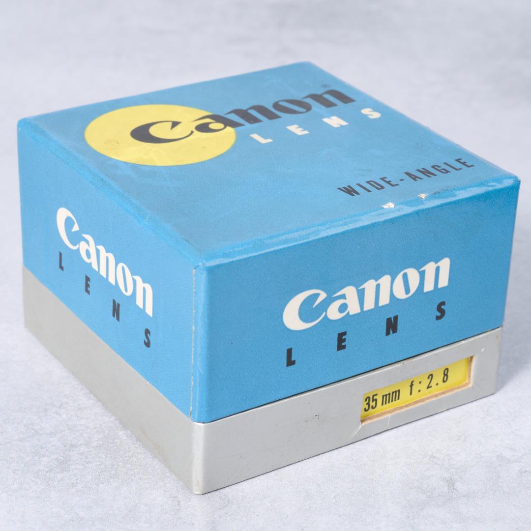 CANON LENS 35mm F2.8 L39 箱付 作例あり