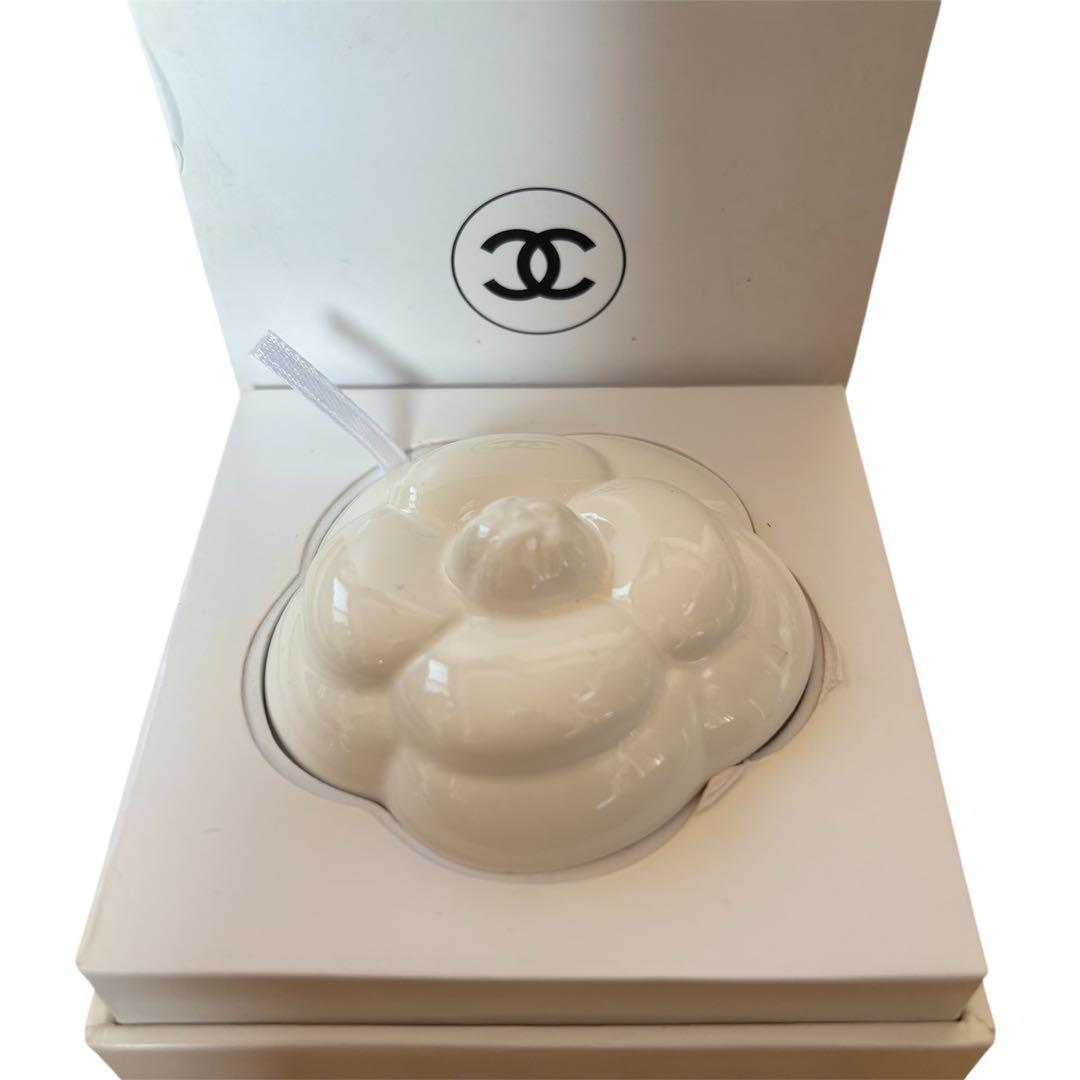 CHANEL カメリア シャネル ノベルティアロマストーン セラミック オブジェ