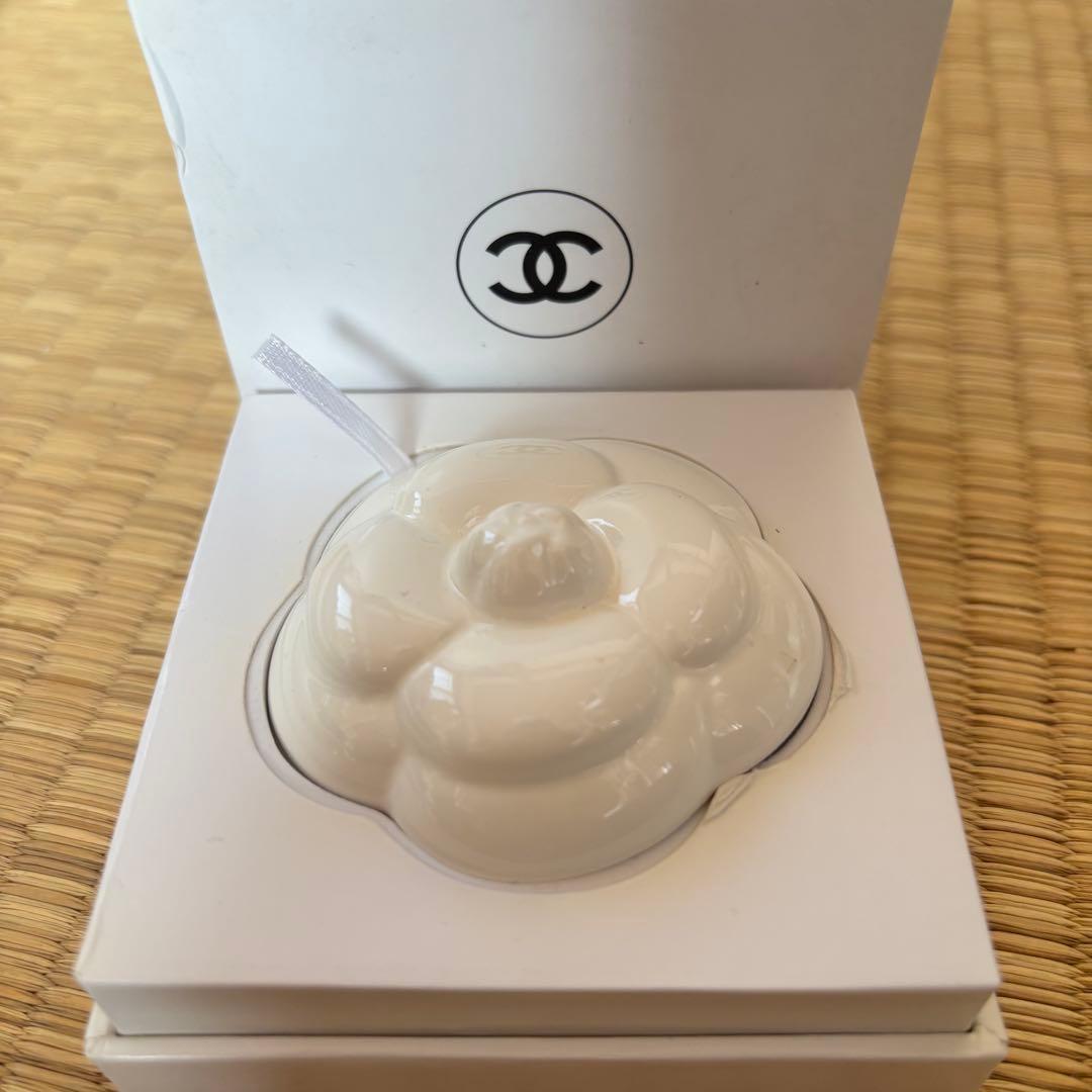 CHANEL カメリア シャネル ノベルティアロマストーン セラミック オブジェ