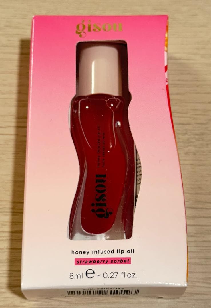 新品未使用 Gisou Honey Infused Lip Oil 8ml