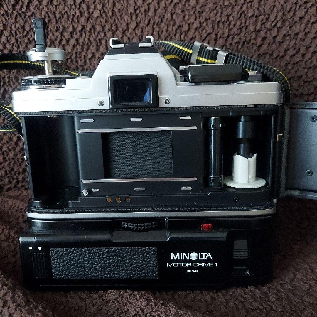 【希少シルバー】MINOLTA X-700 35mmf2.8　モータードライブ付