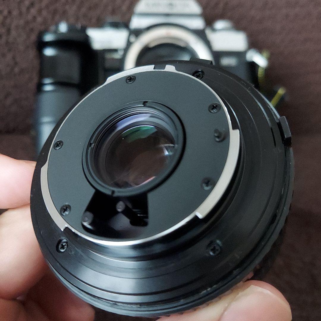【希少シルバー】MINOLTA X-700 35mmf2.8　モータードライブ付