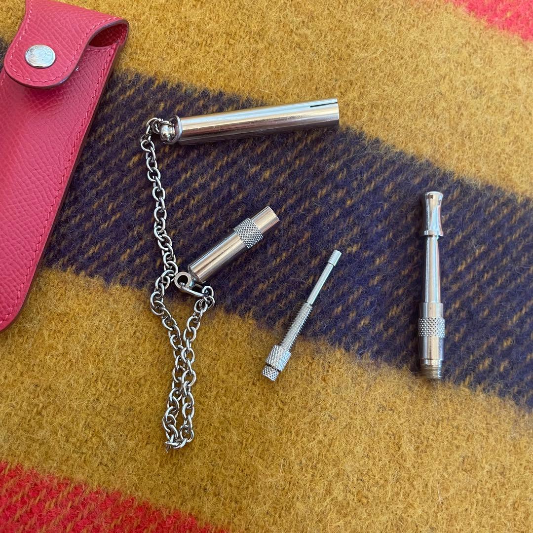エルメス hermes 犬笛 レザーケース ＆ ホイッスル