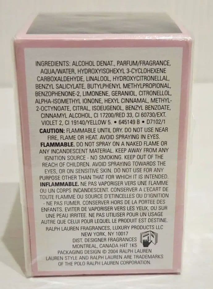稀少 香水 ローレンスタイル ラルフローレン 40ml 703b