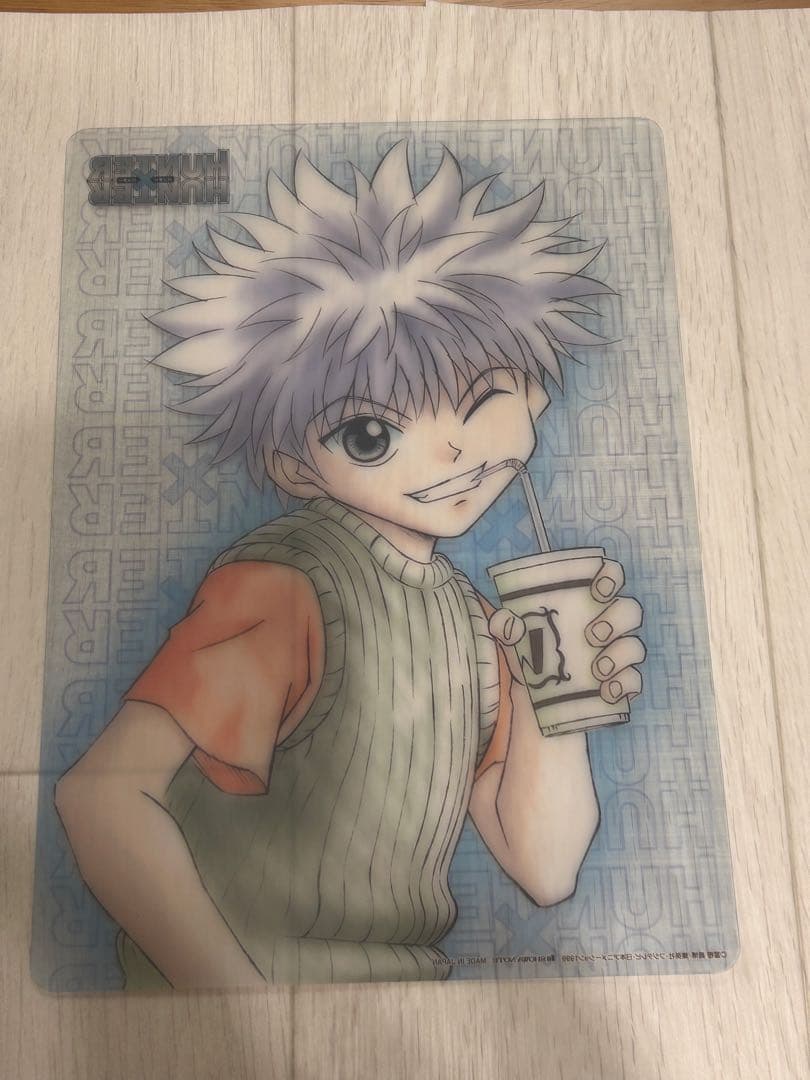 【稀少】 旧HUNTER×HUNTER 初版 下敷き キルア