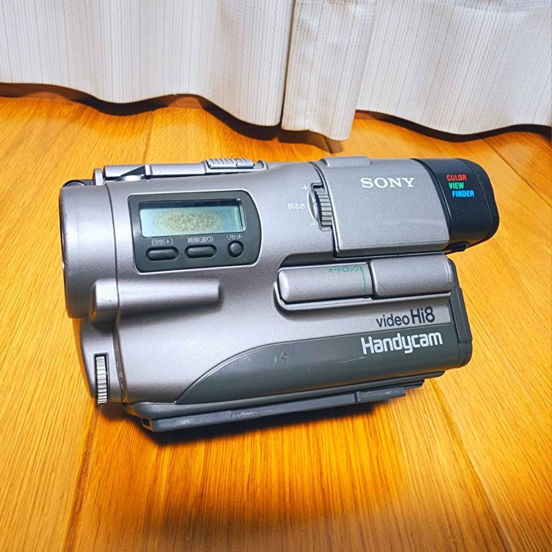 【動作確認済】SONY 高画質 Hi8 ビデオカメラ ACアダプタ セット