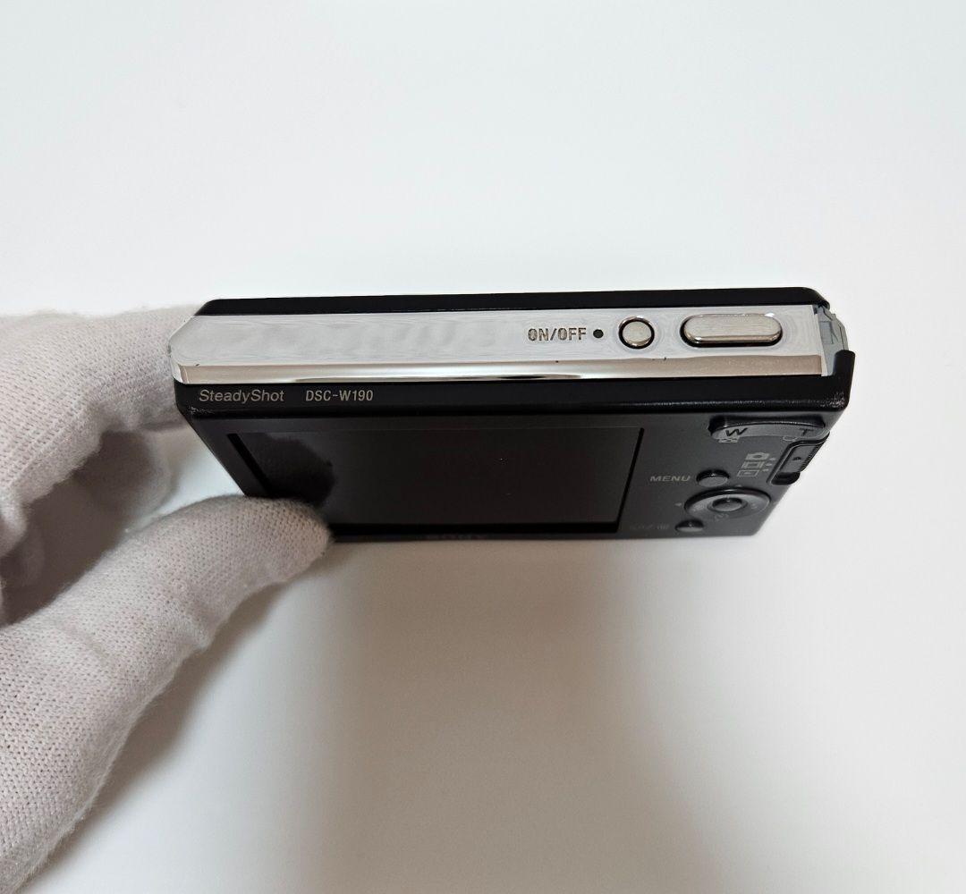 ✨SONY Cyber−Shot DSC-W190 デジカメ 黒 純正バッテリー