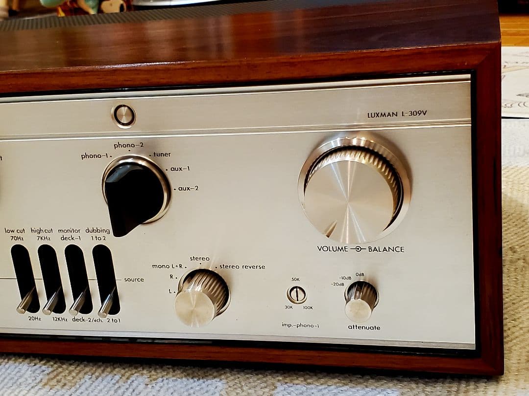 【メーカーメンテナンス品・美品】LUXMAN L-309V プリメインアンプ