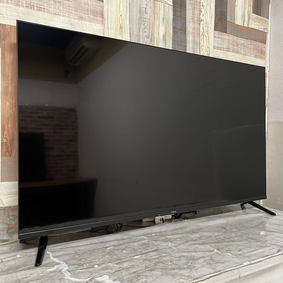 全国送料込❣️Qriom 山善4K50V型ネット動画対応スマートテレビ2024年製