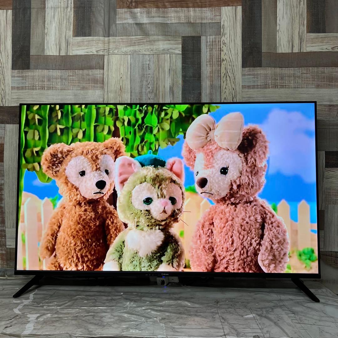 全国送料込❣️Qriom 山善4K50V型ネット動画対応スマートテレビ2024年製