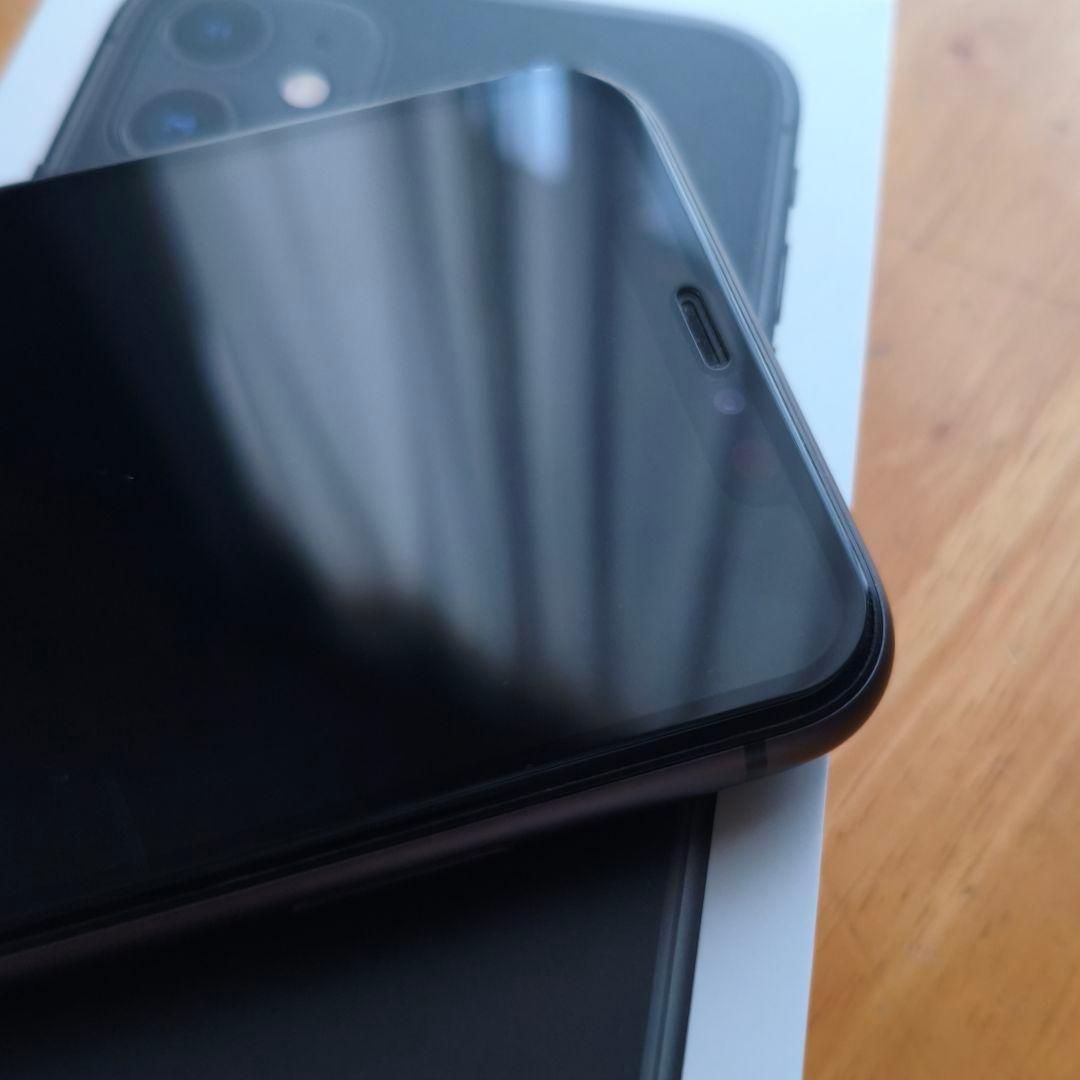 iPhone11 128GB ブラック SIMフリー 箱あり 画面割れなし