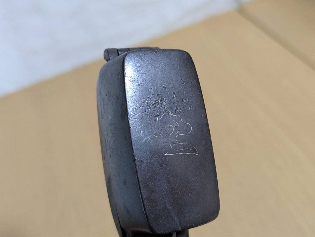 龍文堂　矢立　墨壺　時代物　レトロ　骨董　象嵌　金属工芸