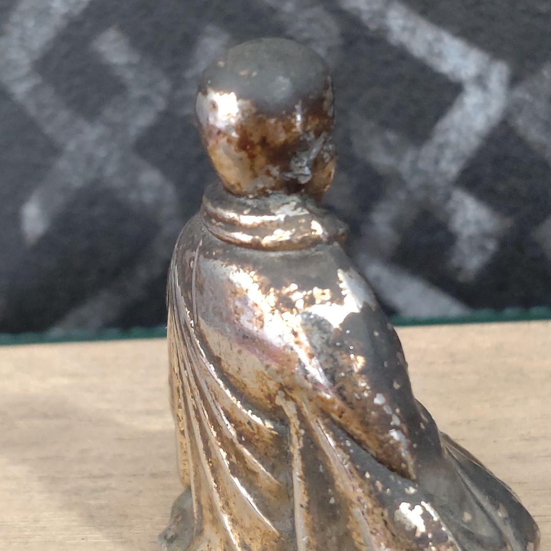 【旧家出物 骨董品】仏様 仏像 金属製 浄土宗開祖 法然上人