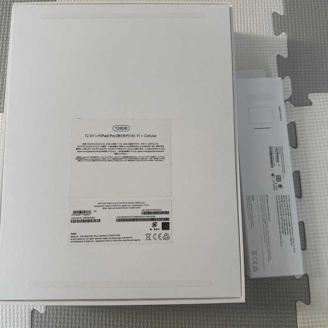 iPad Pro 12.9 128GB WiFi + Cellular 第6世代
