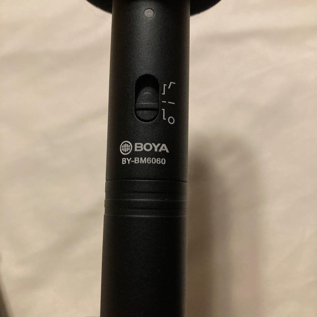 BOYA BY-BM6060 ショットガンマイク 外付けコンデンサー