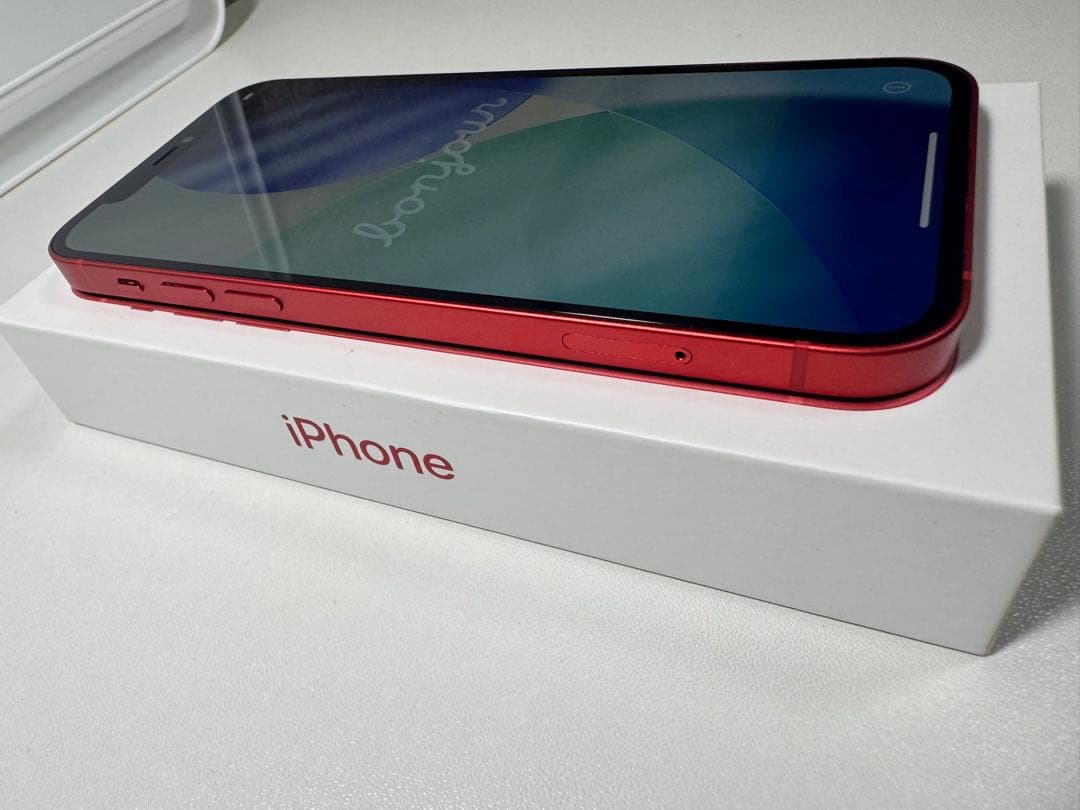 【美品】iPhone12 128GB レッド SIMフリー 箱あり 動作確認済み
