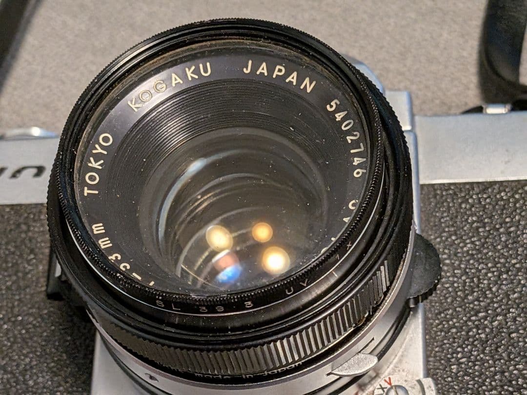 TOPCON uni + UV TOPCOR 53mm f2 父の遺品
